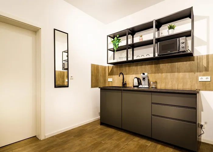 Boardinghaus Gruenefeld W4 I By Wooon I Kueche I Smart Tv I P I Rainshower Appartement Mettingen (North Rhine-Westphalia)